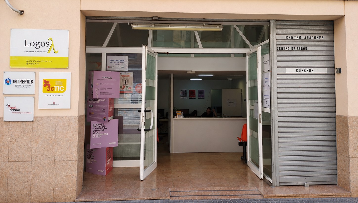 Entrada d’una entitat social