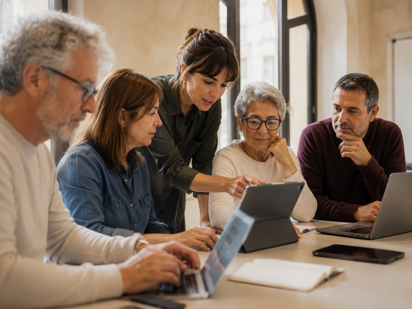 Sessió formativa pràctica amb persones adultes i eines digitals